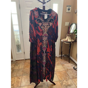 Soft Surrounding boho vibe maxi dress size 12